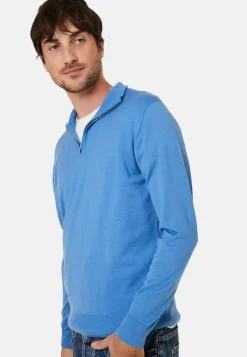 Maison Montagut Pulls>Pull Col Camionneur Avec Logo En Laine Merinos - Ryan