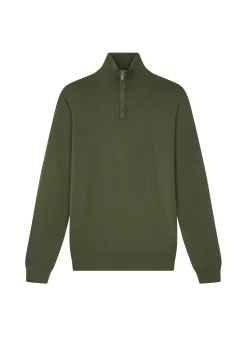 Maison Montagut Pulls>Pull Col Camionneur Avec Logo En Laine Merinos - Ryan