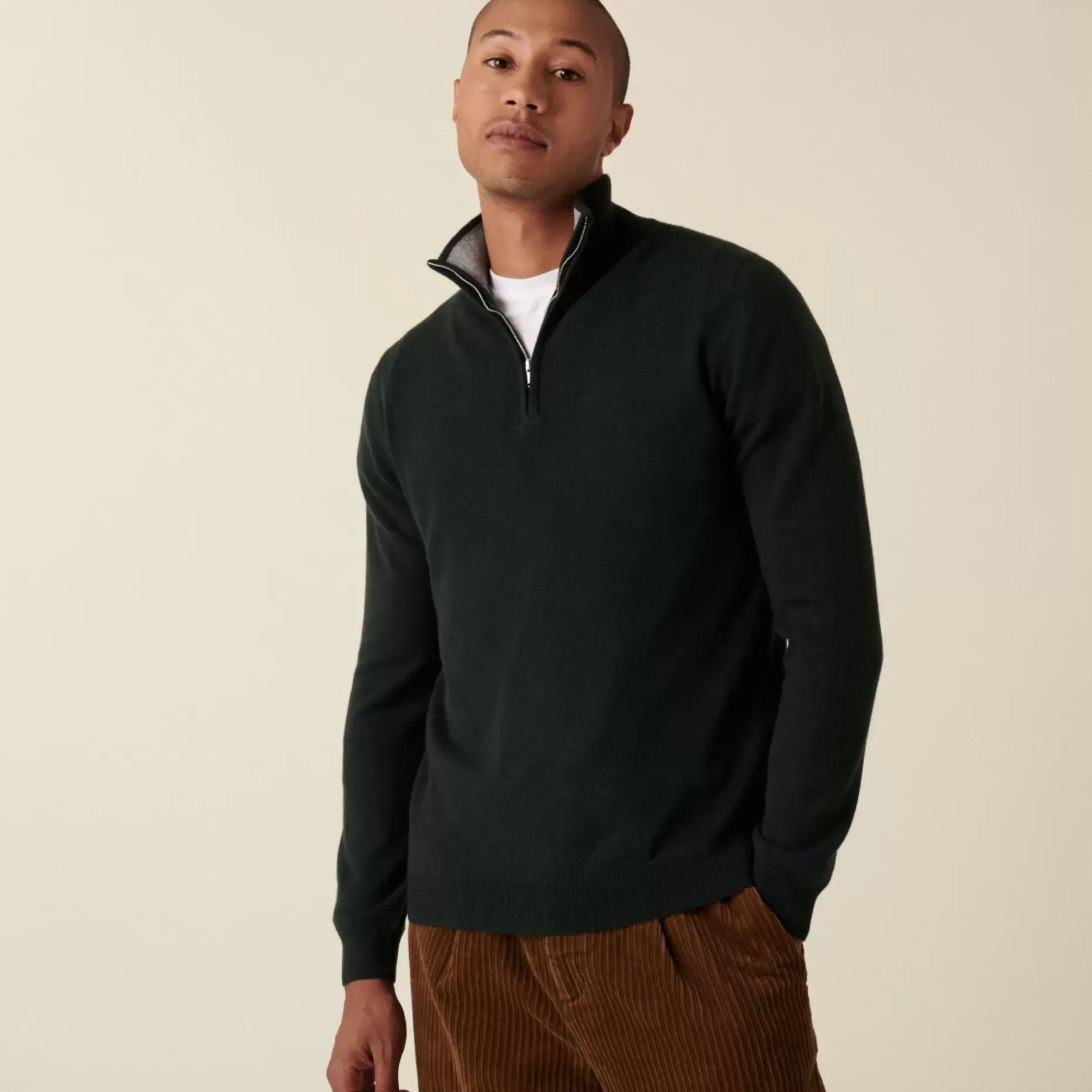 Maison Montagut Pulls>Pull Col Camionneur En Cachemire - Emile