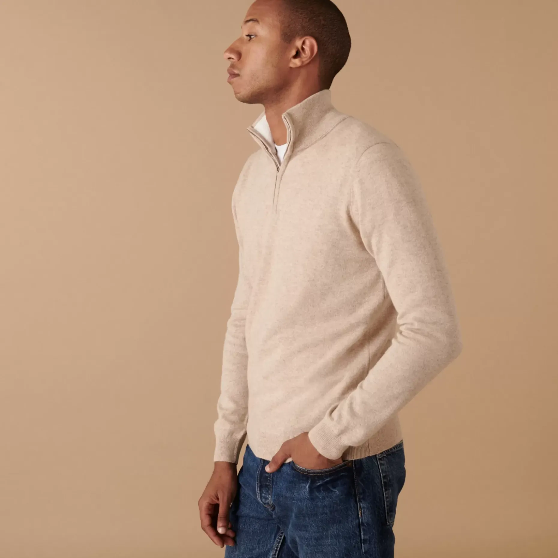 Maison Montagut Pulls>Pull Col Camionneur En Cachemire - Emile