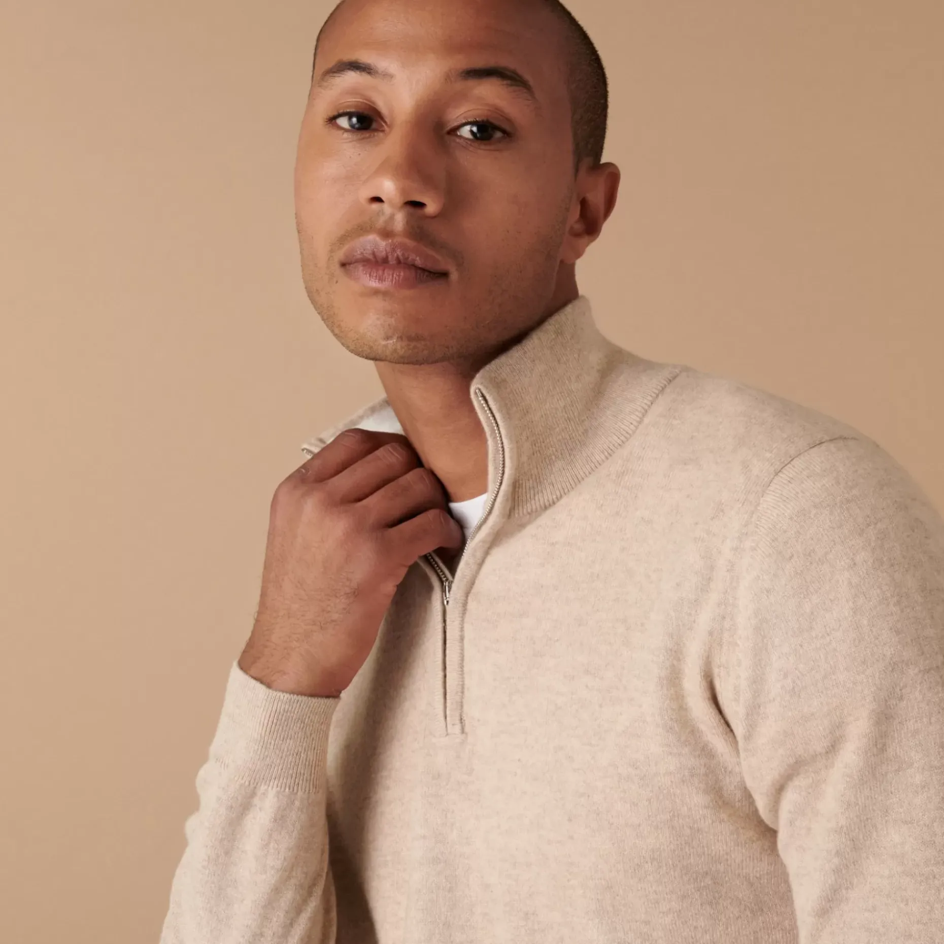 Maison Montagut Pulls>Pull Col Camionneur En Cachemire - Emile