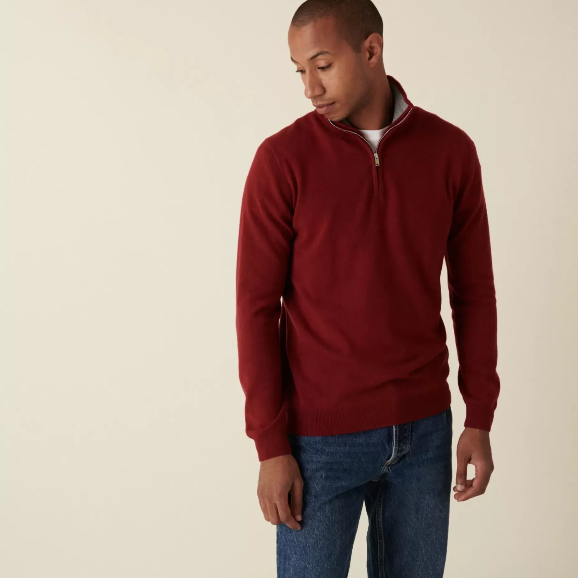 Maison Montagut Pulls>Pull Col Camionneur En Cachemire - Emile