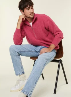 Maison Montagut Pulls>Pull Col Camionneur En Cachemire Melange - French