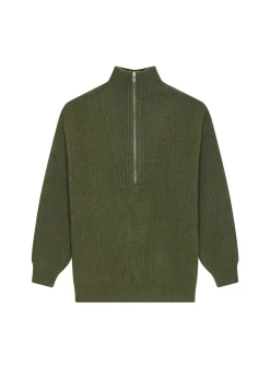 Maison Montagut Pulls>Pull Col Camionneur En Cachemire Melange - French
