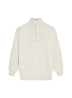 Maison Montagut Pulls>Pull Col Camionneur En Cachemire Melange - French