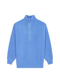 Maison Montagut Pulls>Pull Col Camionneur En Cachemire Melange - French