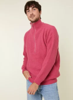 Maison Montagut Pulls>Pull Col Camionneur En Cachemire Melange - French