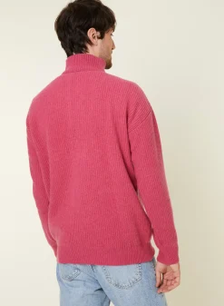 Maison Montagut Pulls>Pull Col Camionneur En Cachemire Melange - French