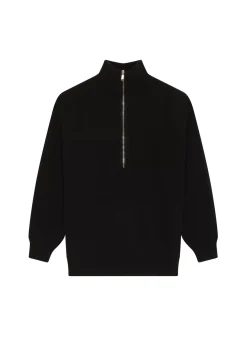 Maison Montagut Pulls>Pull Col Camionneur En Cachemire Melange - French