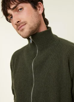 Maison Montagut Pulls>Pull Col Camionneur En Cachemire Melange - French