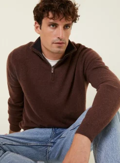 Maison Montagut Pulls>Pull Col Camionneur En Cachemire - Emile