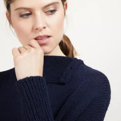 Maison Montagut Pulls>Pull Col Montant Boutonne - Garry