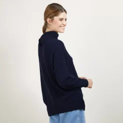 Maison Montagut Pulls>Pull Col Montant Boutonne - Garry