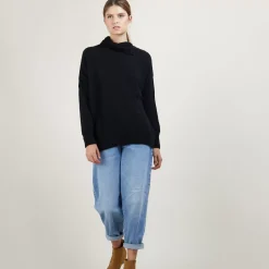 Maison Montagut Pulls>Pull Col Montant Boutonne - Garry