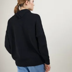 Maison Montagut Pulls>Pull Col Montant Boutonne - Garry