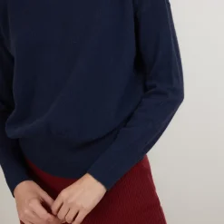 Maison Montagut Pulls>Pull Col Montant En Cachemire - Bassa