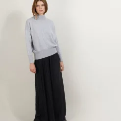Maison Montagut Pulls>Pull Col Montant En Cachemire - Bassa
