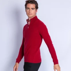 Maison Montagut Pulls>Pull Col Montant En Cachemire Zippe - Filip