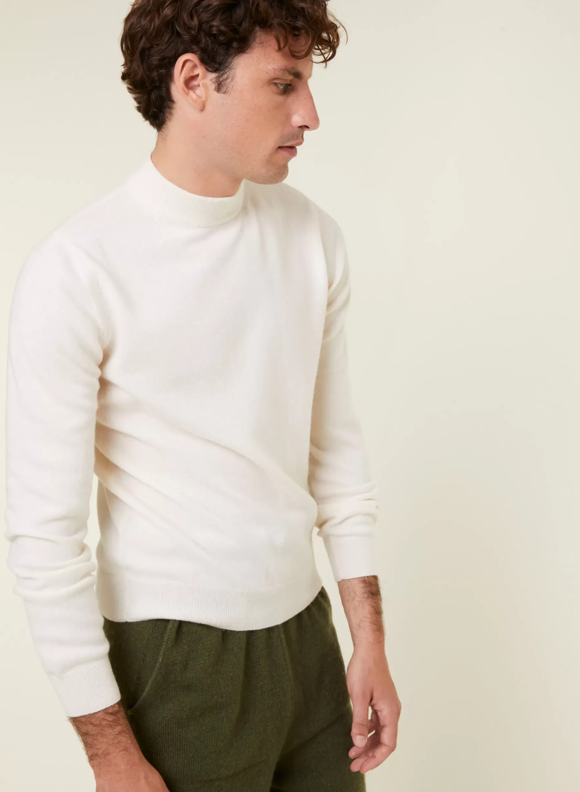 Maison Montagut Pulls>Pull Col Montant En Cachemire - Esteban
