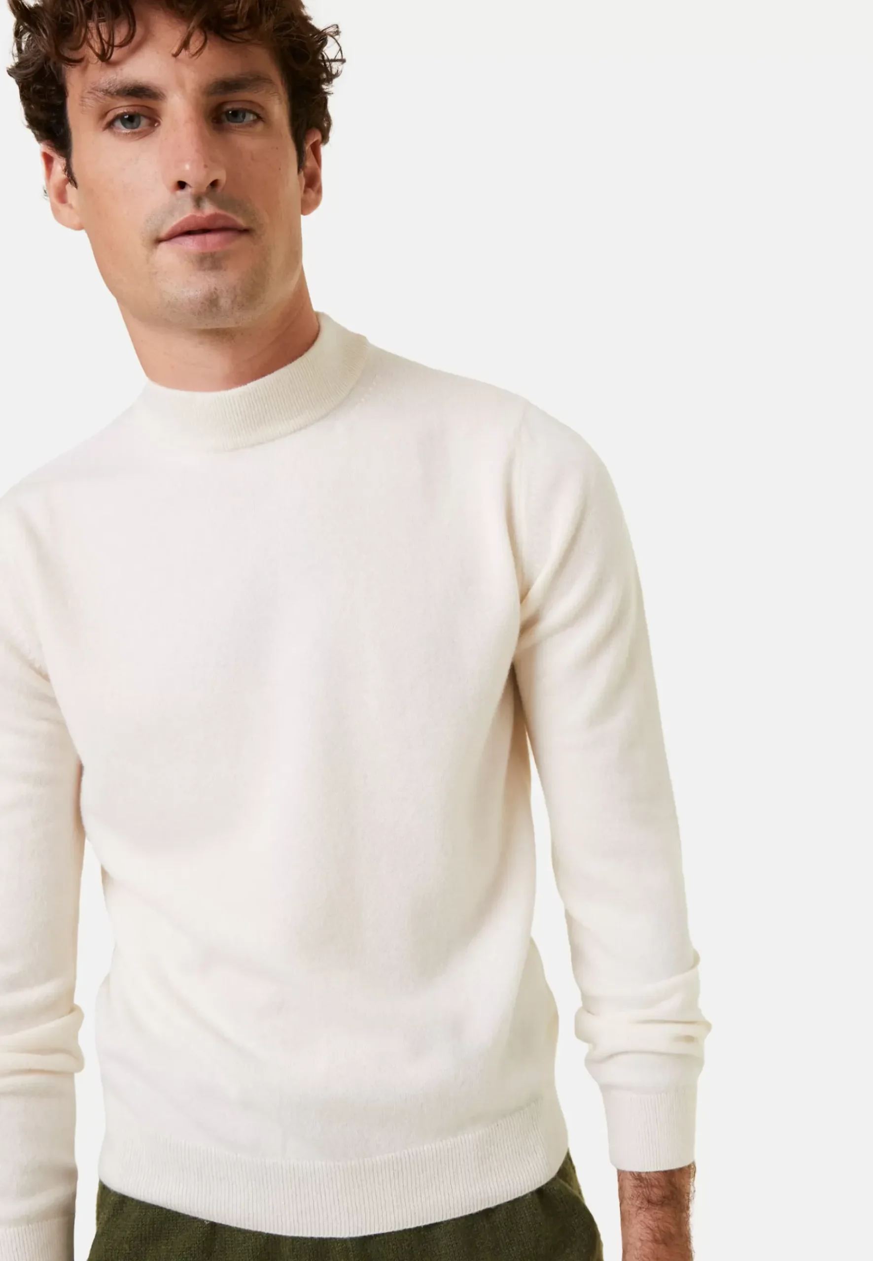 Maison Montagut Pulls>Pull Col Montant En Cachemire - Esteban