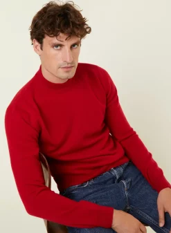 Maison Montagut Pulls>Pull Col Montant En Cachemire - Esteban