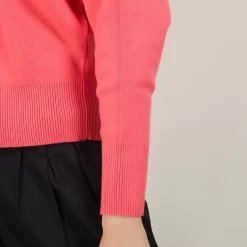 Maison Montagut Pulls>Pull Col Montant En Coton Cachemire - Fanny