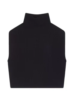 Maison Montagut Pulls>Pull Col Montant Sans Manches En Cachemire Melange - Dalya
