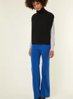 Maison Montagut Pulls>Pull Col Montant Sans Manches En Cachemire Melange - Dalya