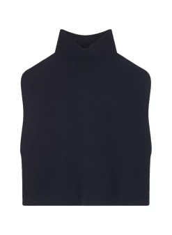Maison Montagut Pulls>Pull Col Montant Sans Manches En Cachemire Melange - Dalya