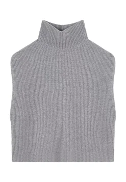 Maison Montagut Pulls>Pull Col Montant Sans Manches En Cachemire Melange - Dalya