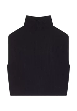 Maison Montagut Pulls>Pull Col Montant Sans Manches En Cachemire Melange - Dalya