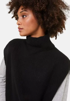 Maison Montagut Pulls>Pull Col Montant Sans Manches En Cachemire Melange - Dalya
