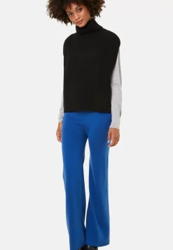Maison Montagut Pulls>Pull Col Montant Sans Manches En Cachemire Melange - Dalya