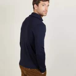 Maison Montagut Pulls>Pull Col Montant Zippe En Laine Merinos - Mae