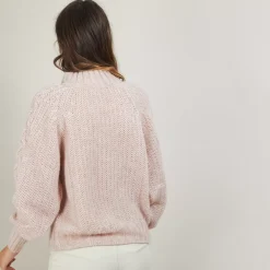 Maison Montagut Pulls>Pull Col Montant Zippe En Mohair - Gilda