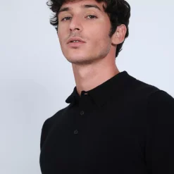 Maison Montagut Pulls>Pull Col Polo En Cachemire - Billy