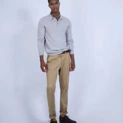 Maison Montagut Pulls>Pull Col Polo En Cachemire - Billy