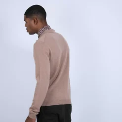 Maison Montagut Pulls>Pull Col Polo En Cachemire - Billy