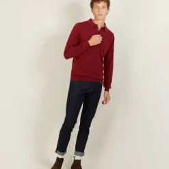 Maison Montagut Polos>Pull Col Polo En Cachemire - Billy