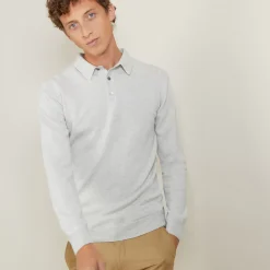 Maison Montagut Polos>Pull Col Polo En Cachemire - Billy