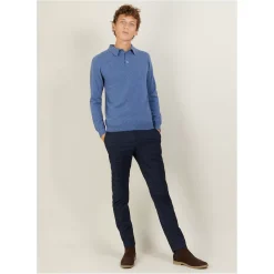 Maison Montagut Polos>Pull Col Polo En Cachemire - Billy