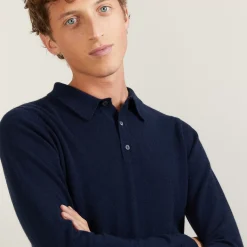 Maison Montagut Polos>Pull Col Polo En Cachemire - Billy