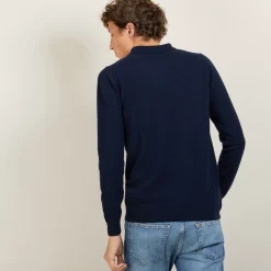 Maison Montagut Polos>Pull Col Polo En Cachemire - Billy