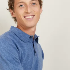 Maison Montagut Polos>Pull Col Polo En Cachemire - Billy