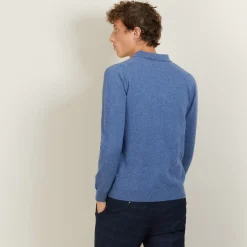 Maison Montagut Polos>Pull Col Polo En Cachemire - Billy