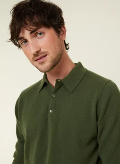 Maison Montagut Pulls>Pull Col Polo En Cachemire - Emerson