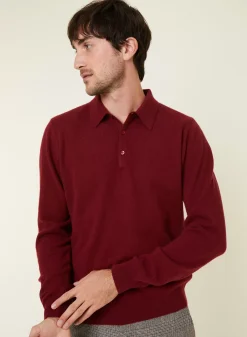 Maison Montagut Pulls>Pull Col Polo En Cachemire - Emerson
