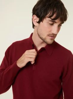 Maison Montagut Pulls>Pull Col Polo En Cachemire - Emerson