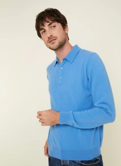 Maison Montagut Pulls>Pull Col Polo En Cachemire - Emerson