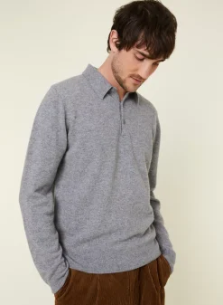 Maison Montagut Pulls>Pull Col Polo En Cachemire - Emerson